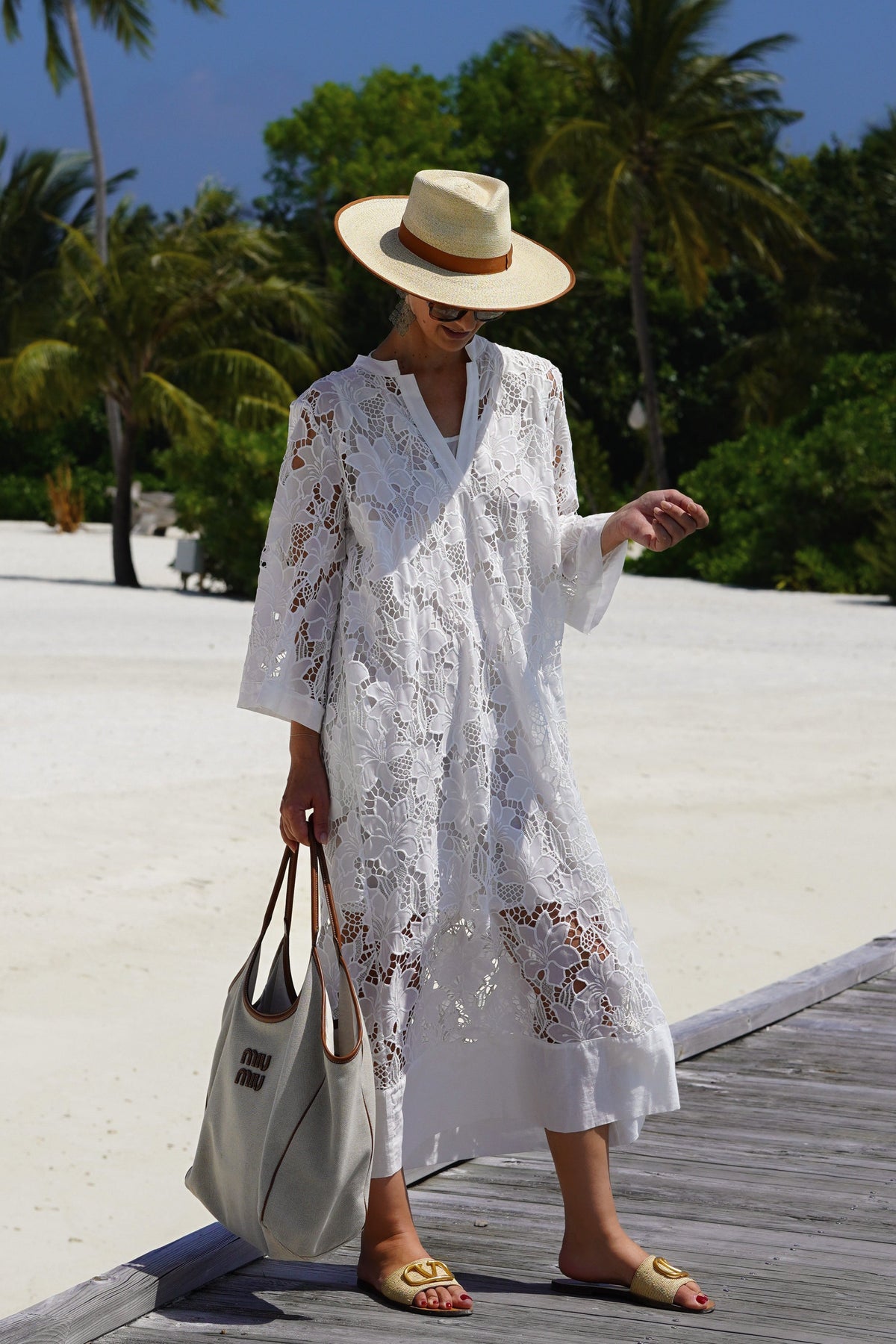 Luana | Robe en Dentelle Élégante avec Doublure