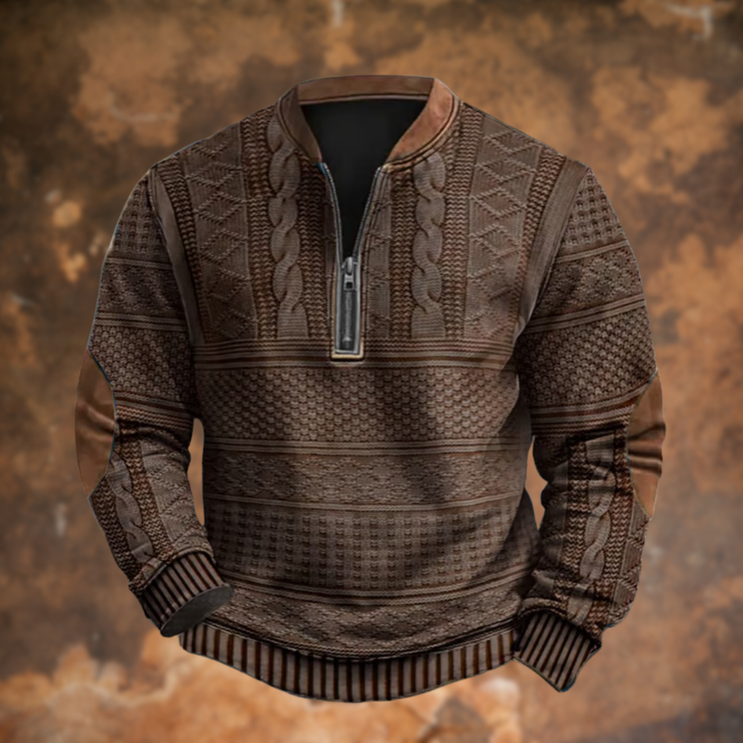 Aloin ™ | Pull torsadé imprimé
