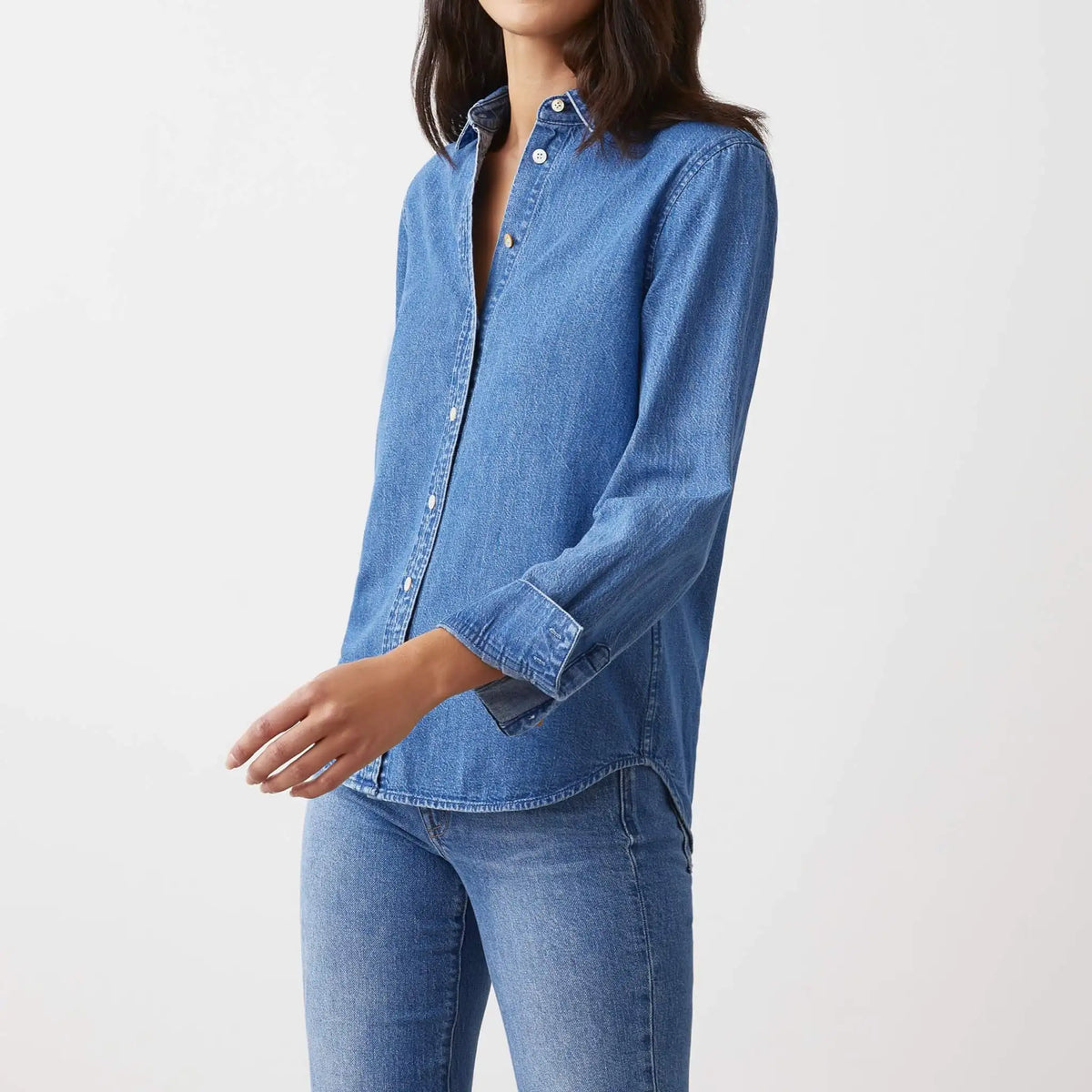 Margaux | Chemise Denim Élégante