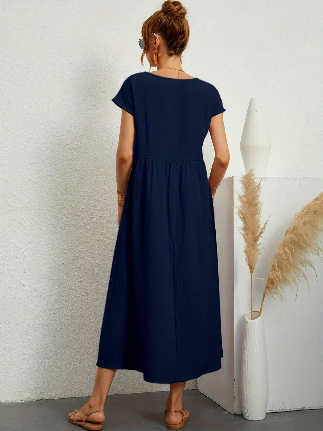 Élise | Robe Légère en Coton avec Poches