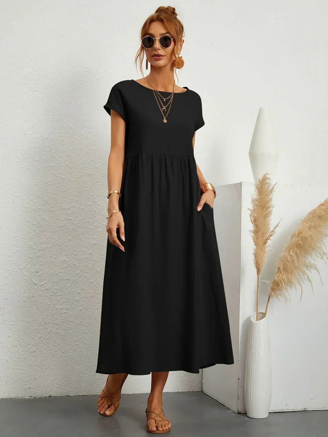 Élise | Robe Légère en Coton avec Poches