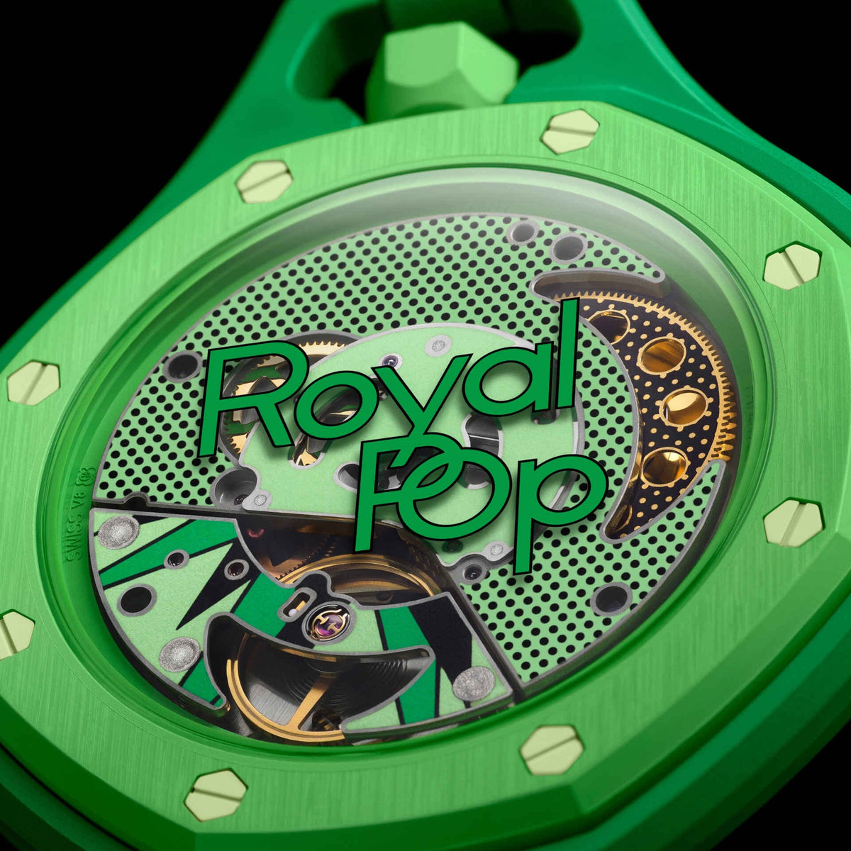 WindWatch - Montre à Remontage Manuel avec Boîtier en Céramique et Bracelet en Cuir