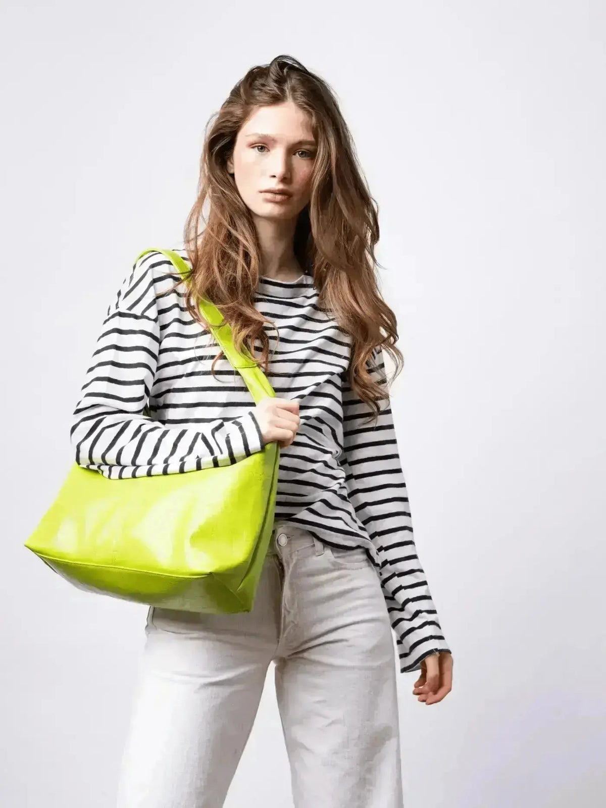 Camille | Sac cabas en cuir effet vieilli