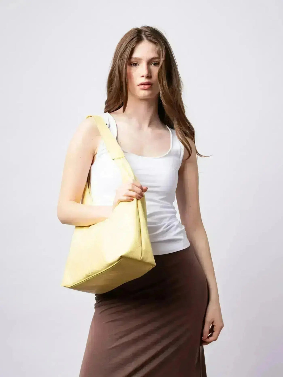 Camille | Sac cabas en cuir effet vieilli